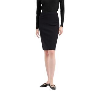 Armani Collezioni Black Stretch Pencil Skirt, Size US 2, NWT